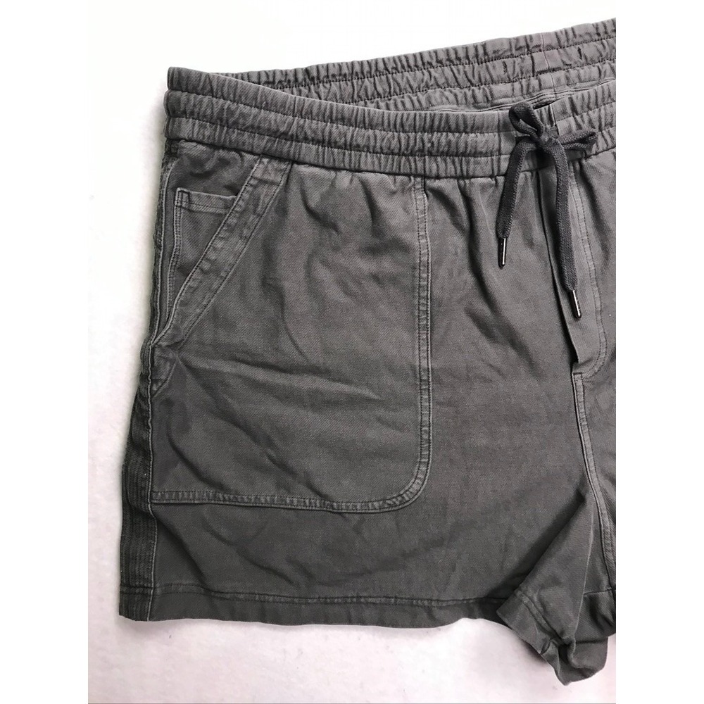 Athleta Farallon Short Dark Gray Cotton Utility Cargo Shorts Womens Size 26 - Picture 2 of 12